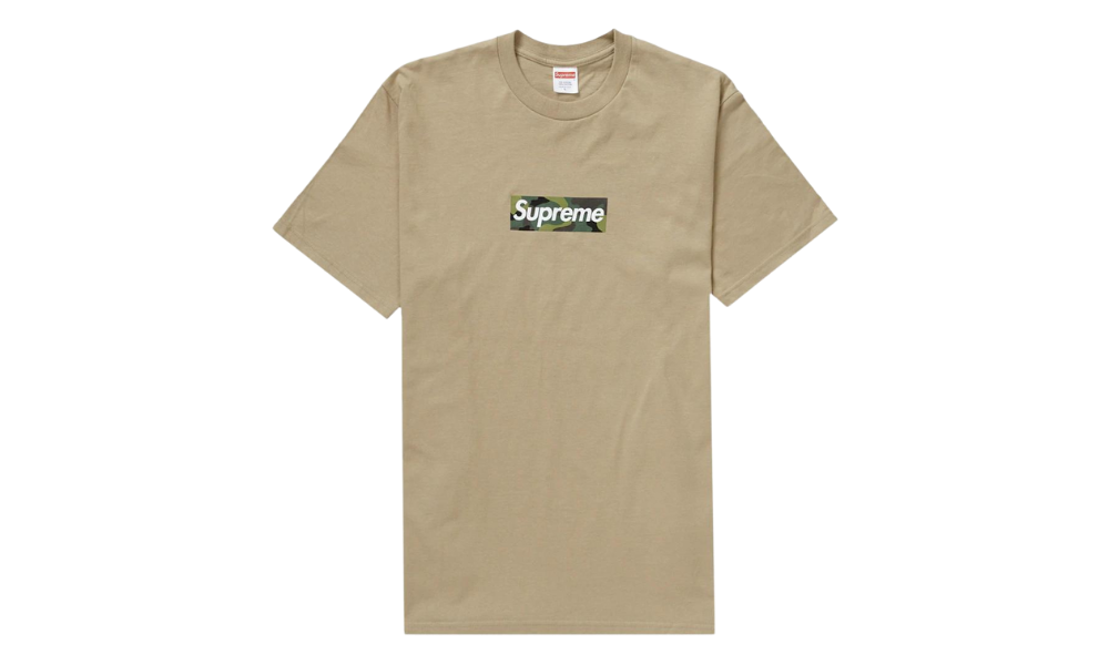 Supreme Box Logo T-Shirt Khaki FW23