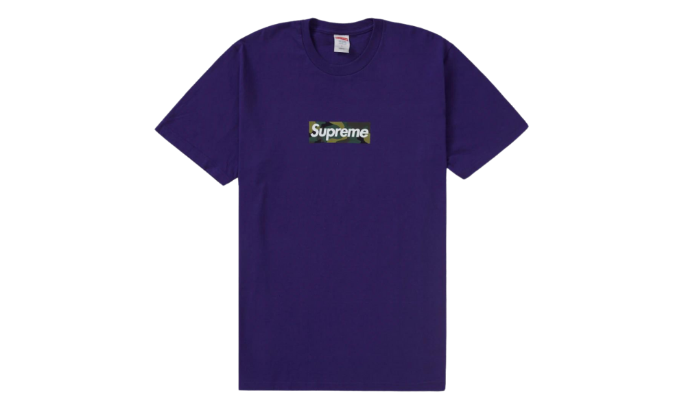 Supreme Box Logo T-Shirt Purple FW23