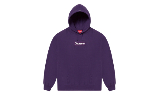 Supreme Box Logo Hoodie Dark Purple FW23