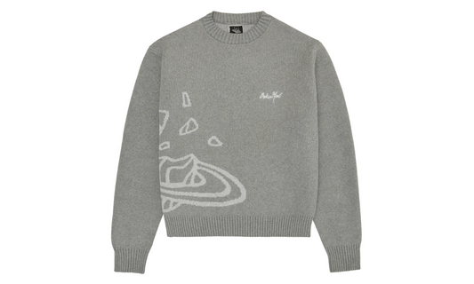 Broken Planet Knit Sweater Grey