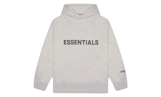 Fear of God Essentials Pullover Hoodie Light Heather Oatmeal SS20