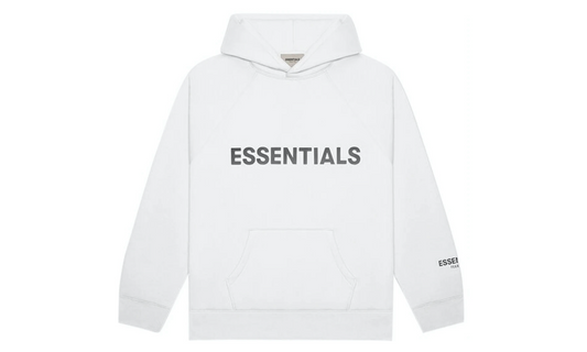 Fear of God Essentials Pullover Hoodie White SS20