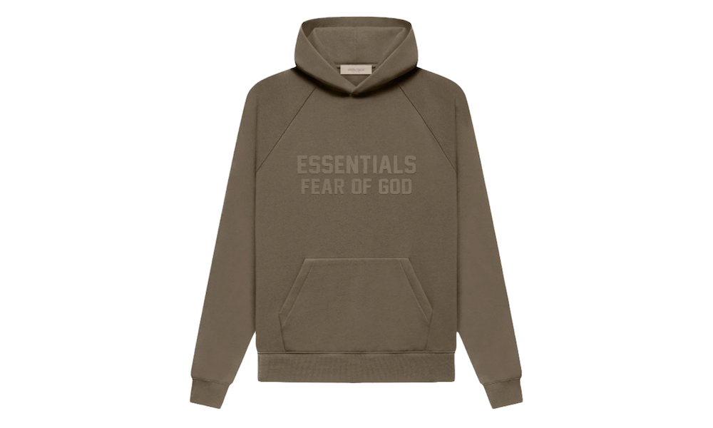 Fear of God Essentials Pullover Hoodie Wood FW22