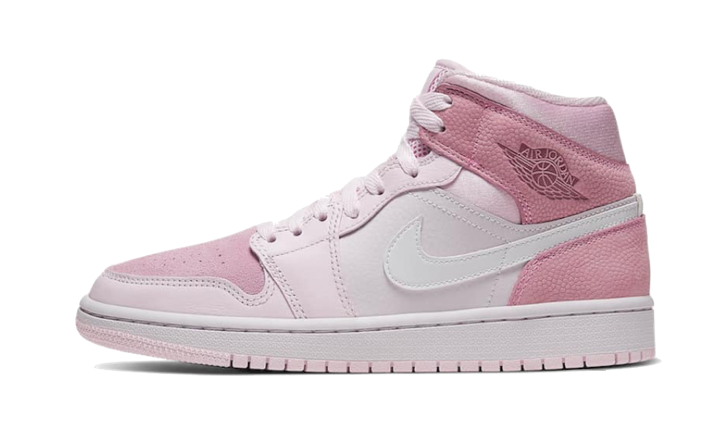 Air Jordan 1 Mid Digital Pink Women's