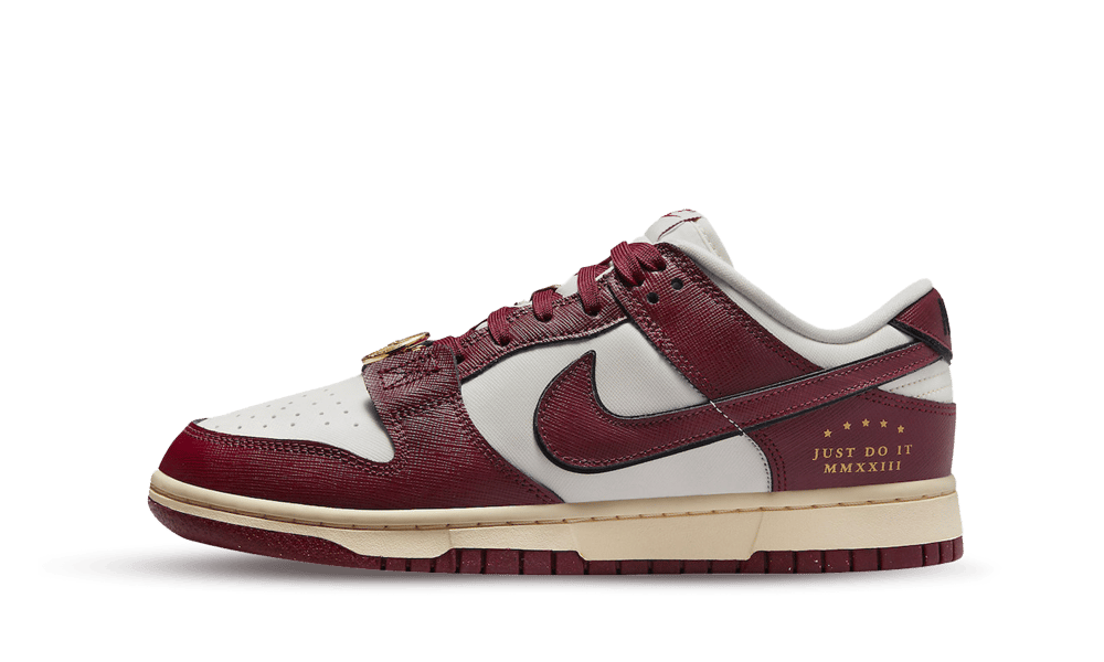 Nike Dunk Low SE Just Do It Sail Team Red Women's
